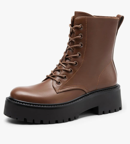 Survival Babe Combat Boots-BROWN