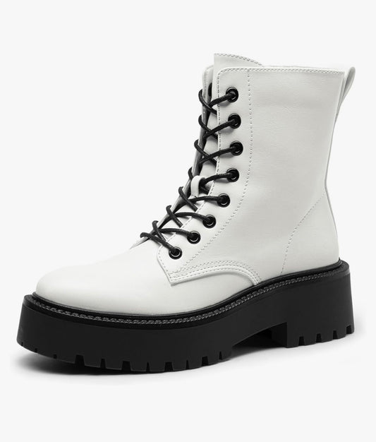 Survival Babe Combat Boots-WHITE