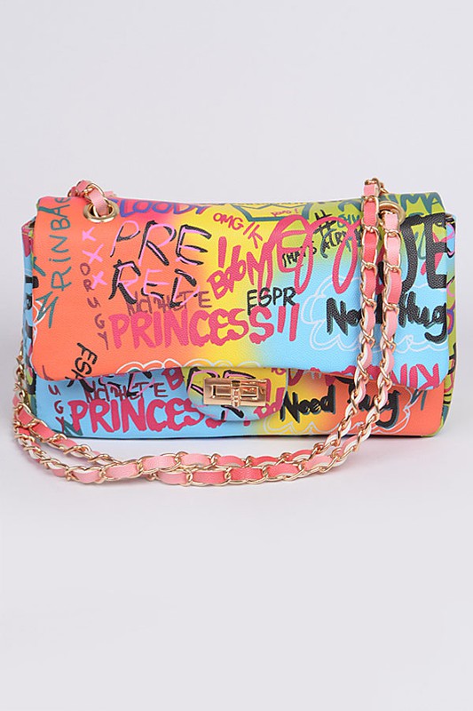 Graffiti Gradiating Clutch-MULTI