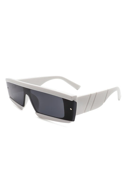 Rectangle Narrow Retro Slim Fashion Sunglasses