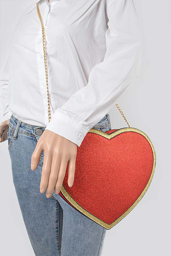 * Heart Shape Crossbody Bag