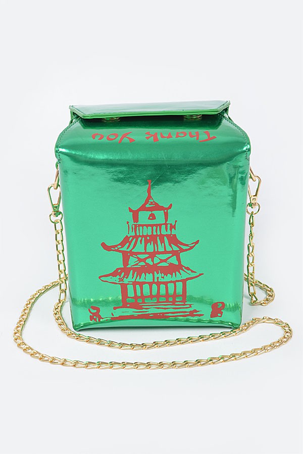 TAKE OUT BOX METALLIC PURSE