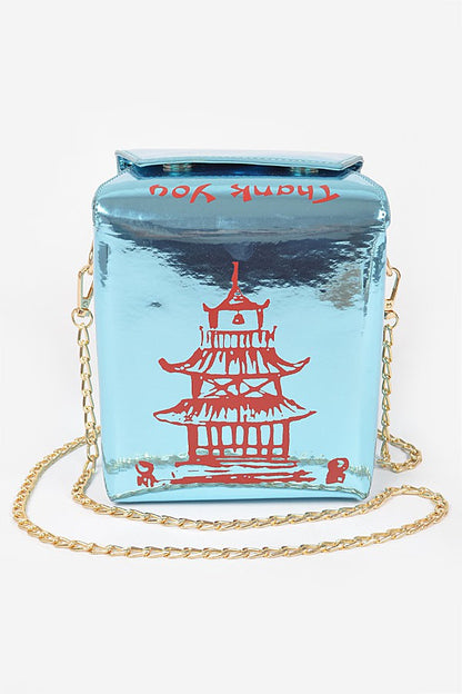 TAKE OUT BOX METALLIC PURSE