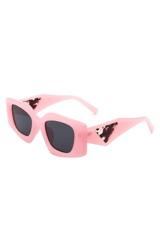 Square Retro Geometric Fashion Sunglasses