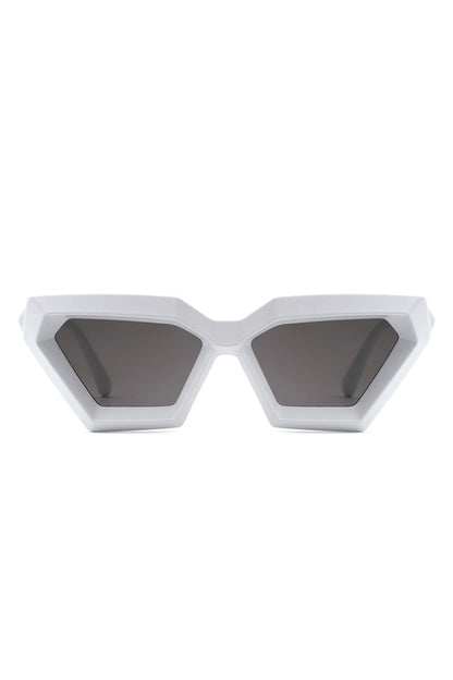 Retro Square Chunky Cat Eye Fashion Sunglasses