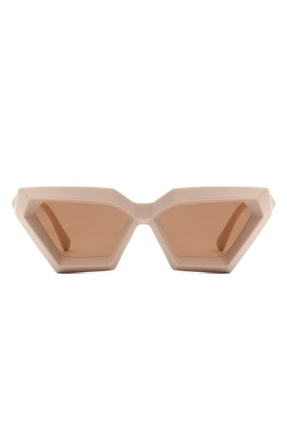 Retro Square Chunky Cat Eye Fashion Sunglasses