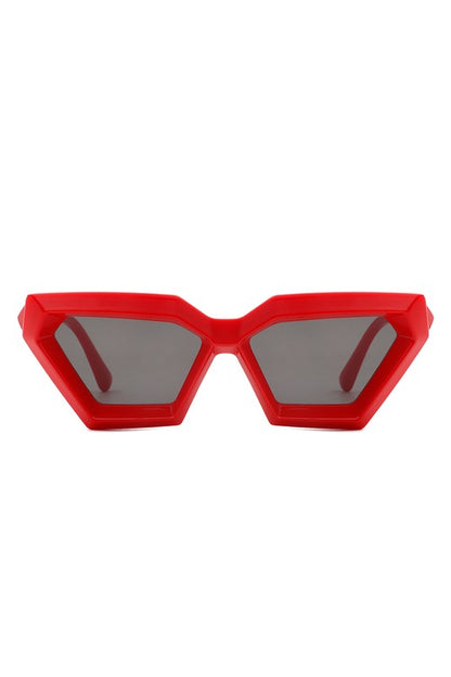 Retro Square Chunky Cat Eye Fashion Sunglasses