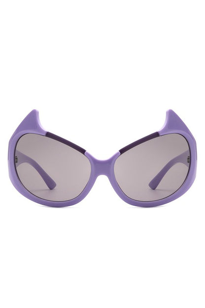 Round Oversize Fashion Cat Eye Sunglasses