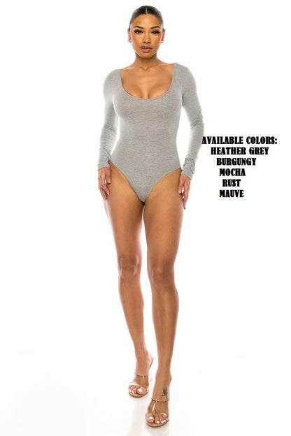 PLUS SIZE long-sleeved bodysuit