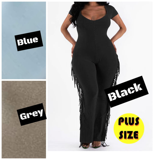 PLUS SIZE FRINGE SIDE JUMPSUIT-06