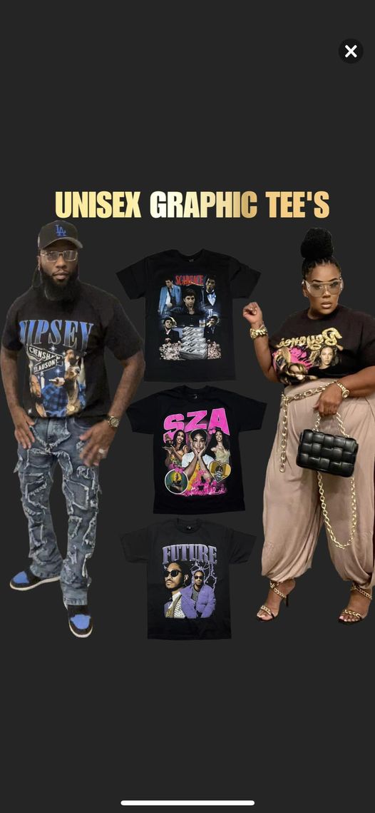 UNISEX PLUS SIZE GRAPHIC TEE-SZA #1