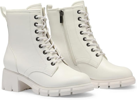 Survival Babe Combat Boots-WHITE