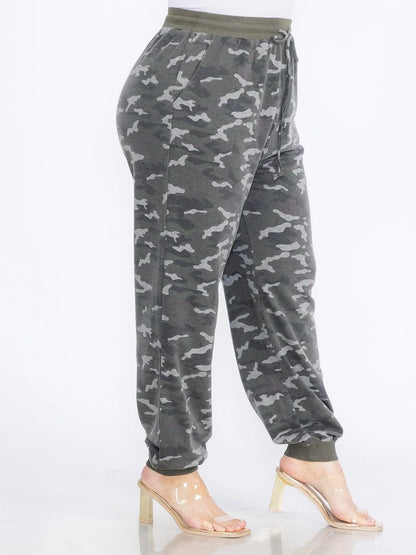 PLUS SIZE CAMO 2-POCKET JOGGERS **JOGGERS ONLY**