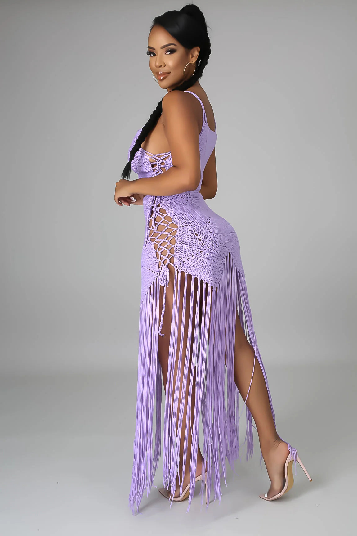 Coming In Hot Skirt Set-Lavender