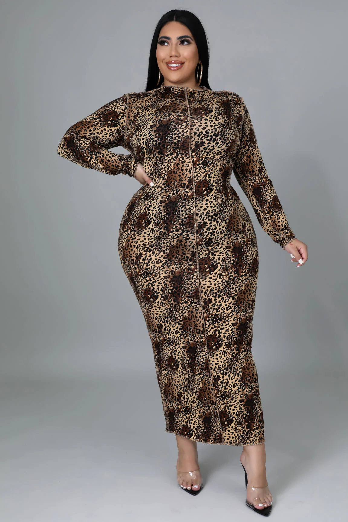 JUNGLE FEVER ANIMAL PRINTED BODYCON DRESS