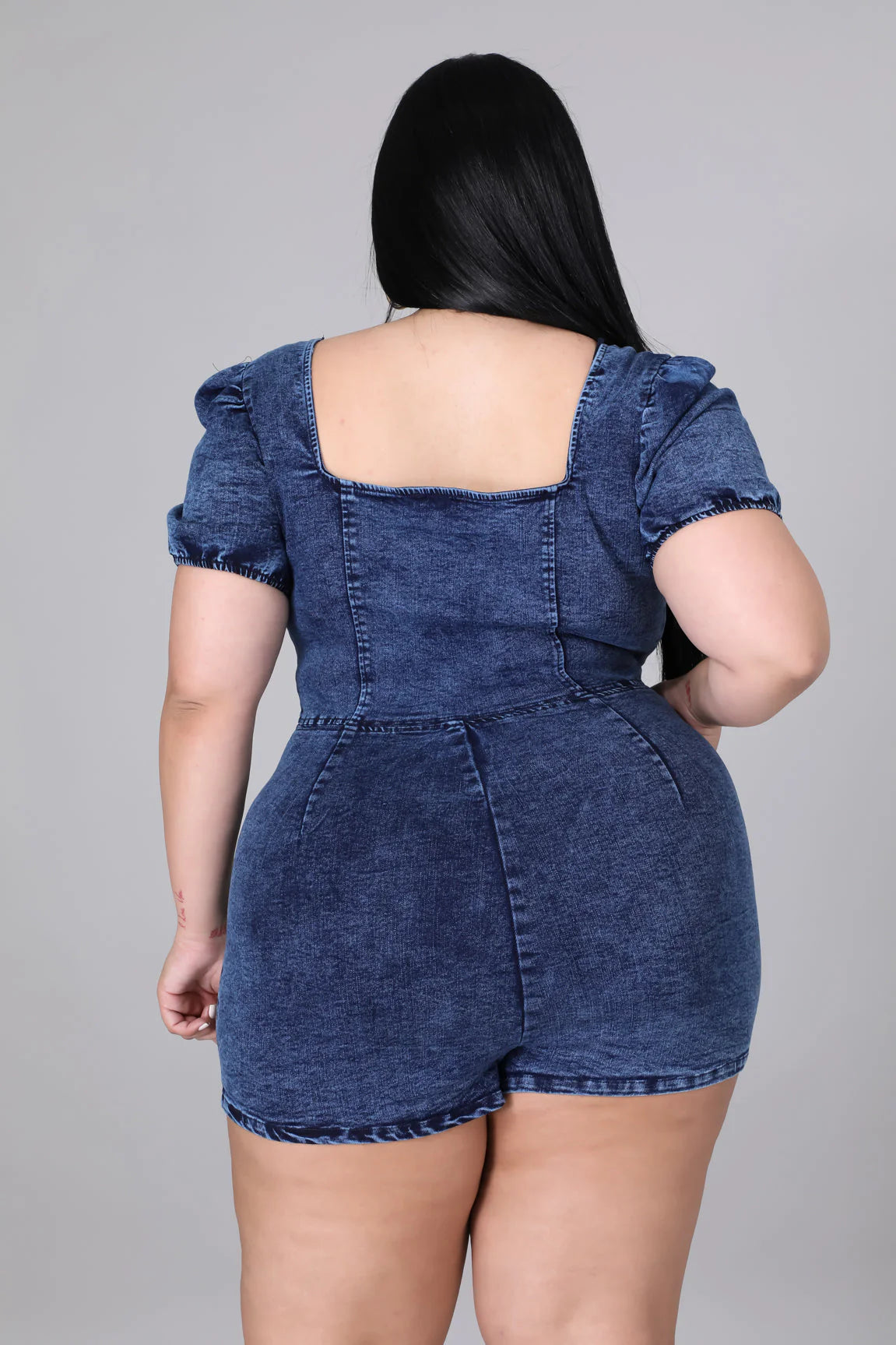 THE BIG BARBIE DENIM ROMPER