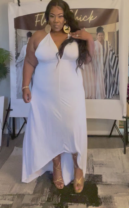#09 PLUS SIZE SEXY BACK OUT DRESS